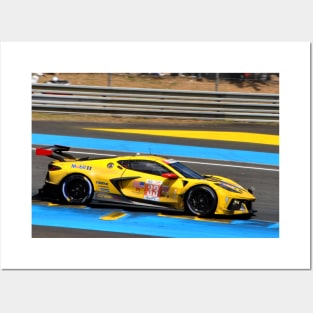 Chevrolet Corvette C8.R no33 24 Hours of Le Mans 2023 Posters and Art